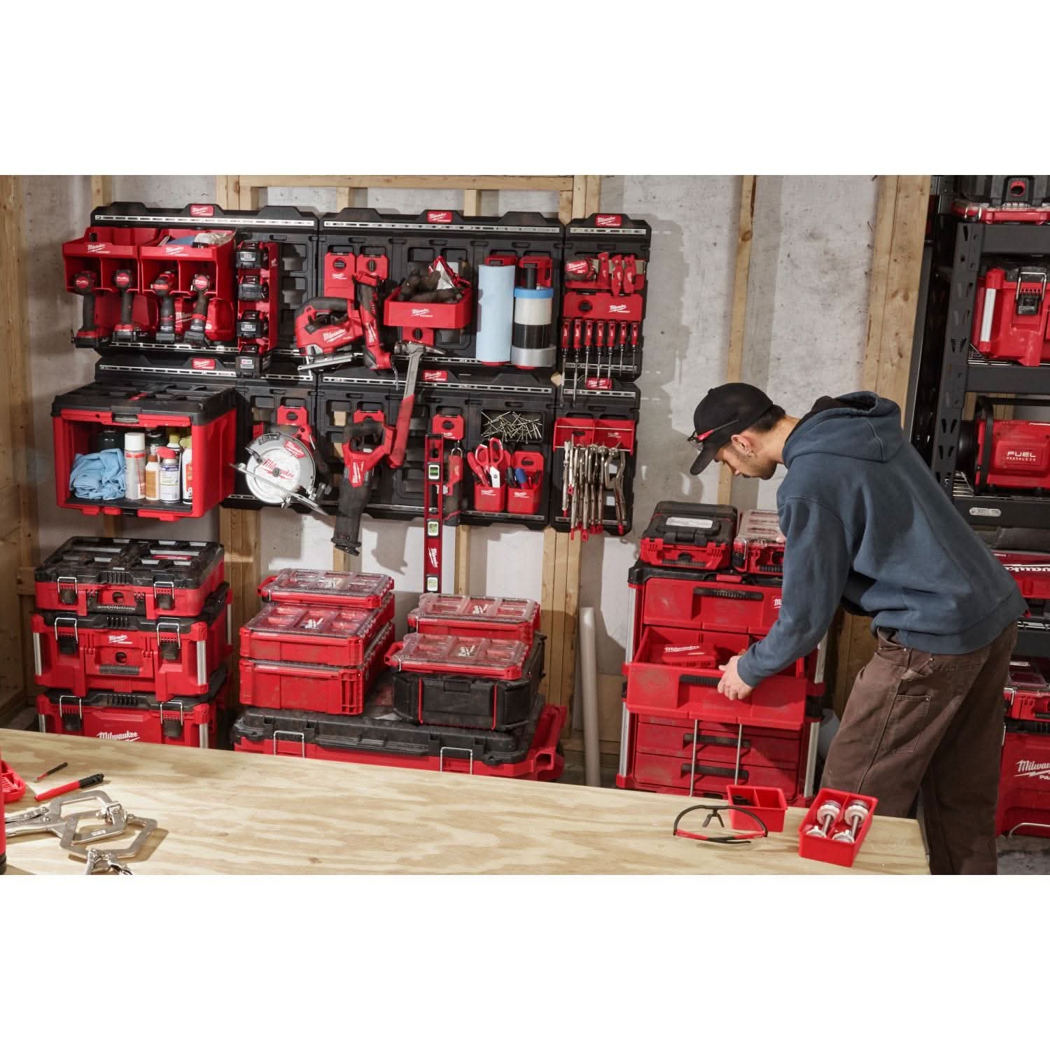 Milwaukee 48-22-8497 PACKOUT Large Wall Plate – Tool Nut