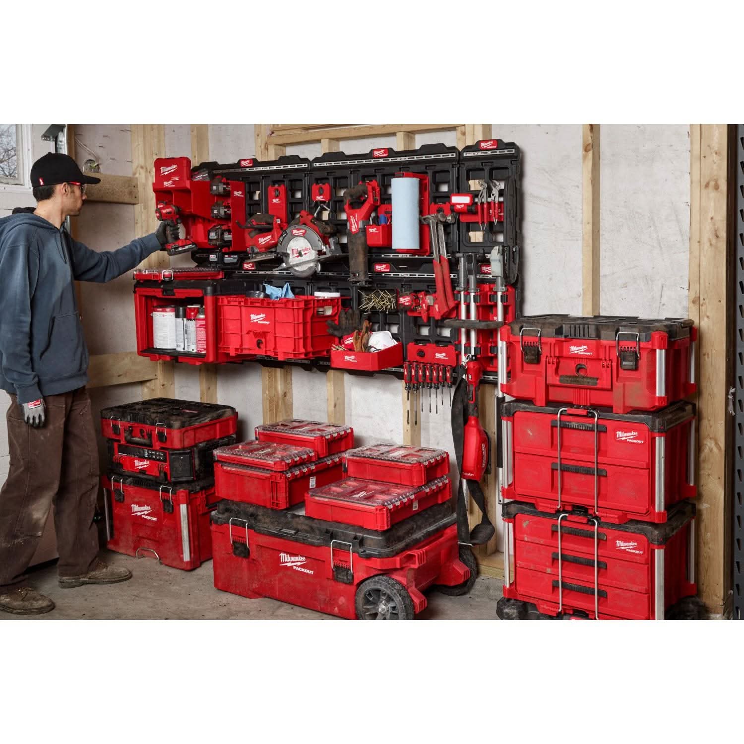 Milwaukee 48-22-8497 PACKOUT Large Wall Plate – Tool Nut