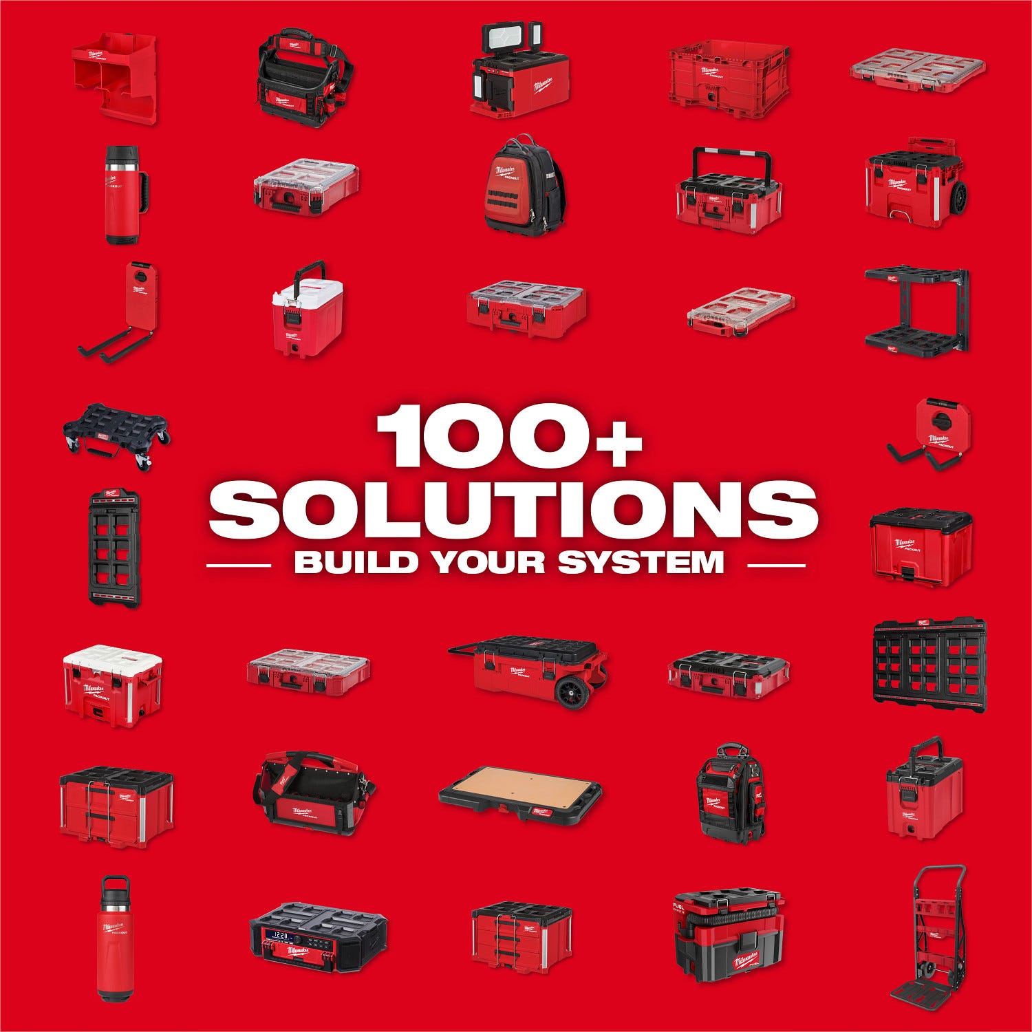 Milwaukee PROMO 48-22-8603 PACKOUT Tool Box M18 Battery Rack Attachment (PROMO)