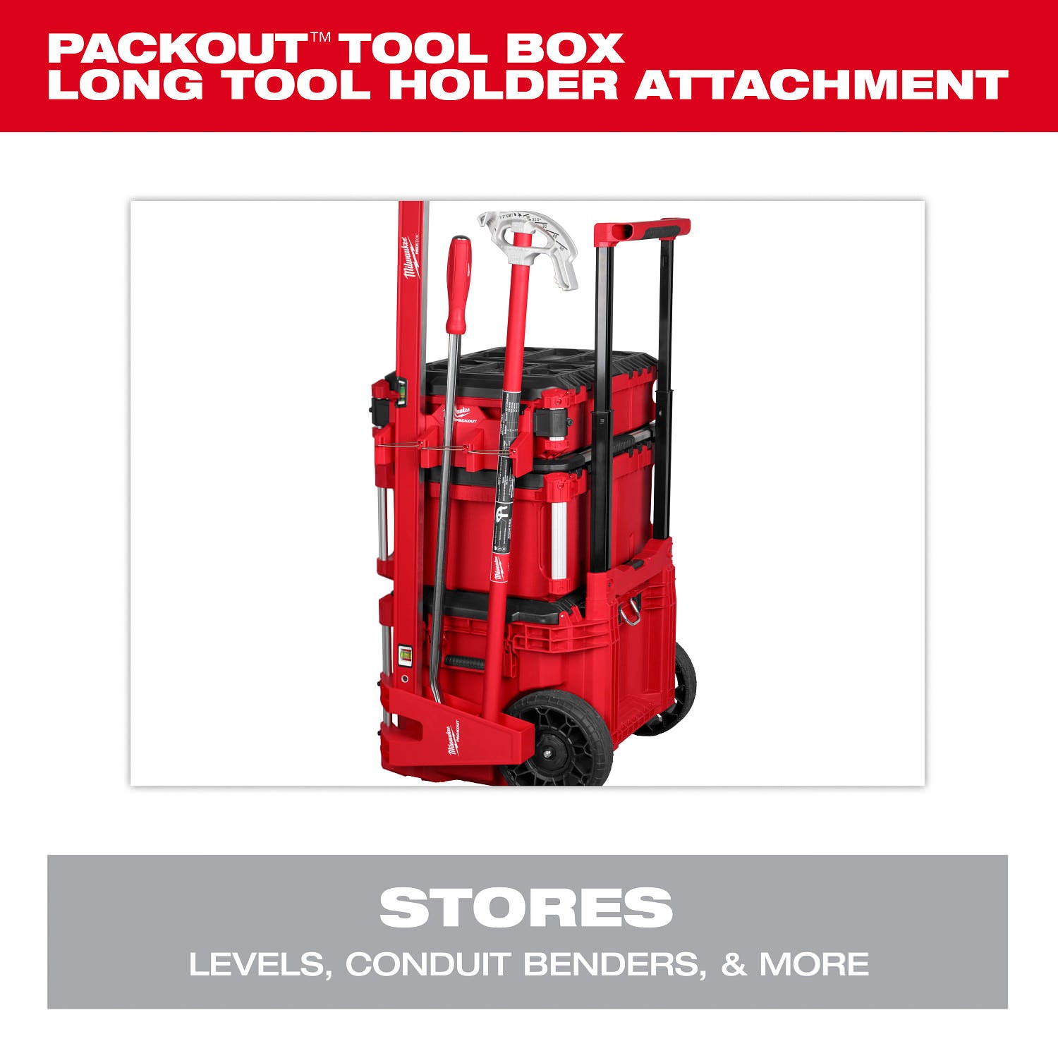 Milwaukee 48-22-8607 PACKOUT Tool Box Long Tool Holder Attachment