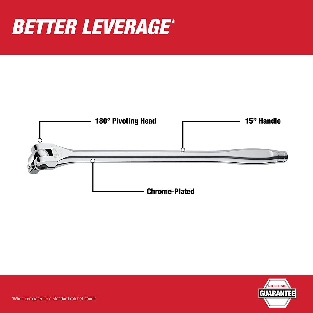 Milwaukee 48-22-9011 1/2" Drive 15" Breaker Bar