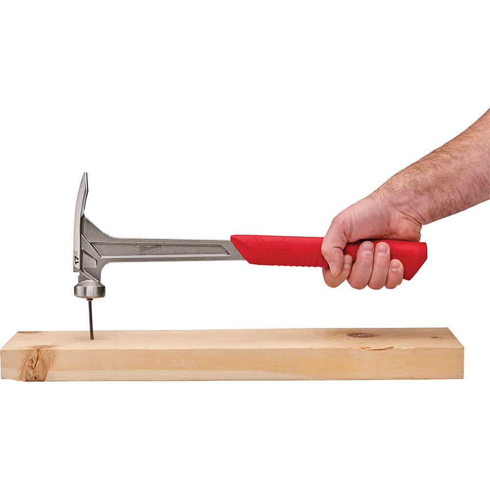 Milwaukee 48-22-9016 17Oz Milled Face Framing Hammer