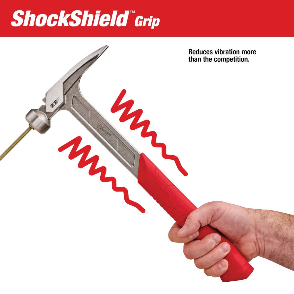 Milwaukee 48-22-9023 22Oz Smooth Face Framing Hammer
