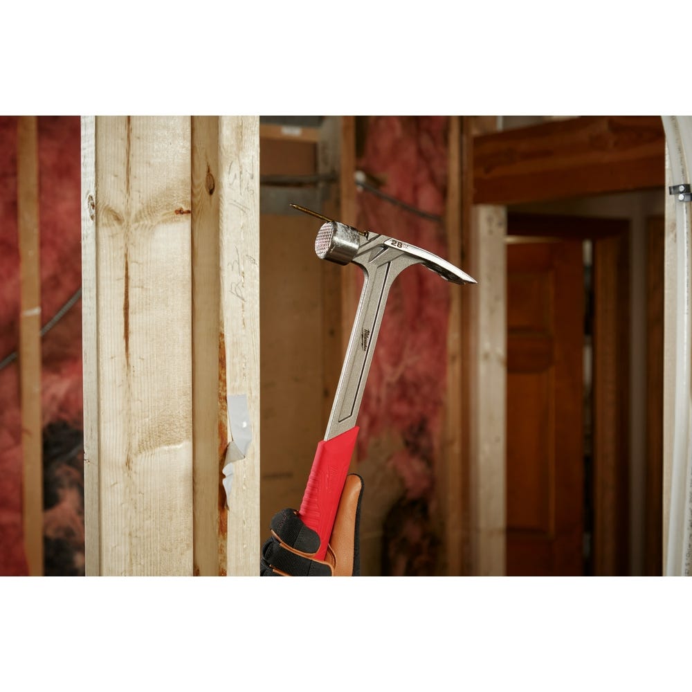 Milwaukee 48-22-9029 28oz Milled Face Framing Hammer