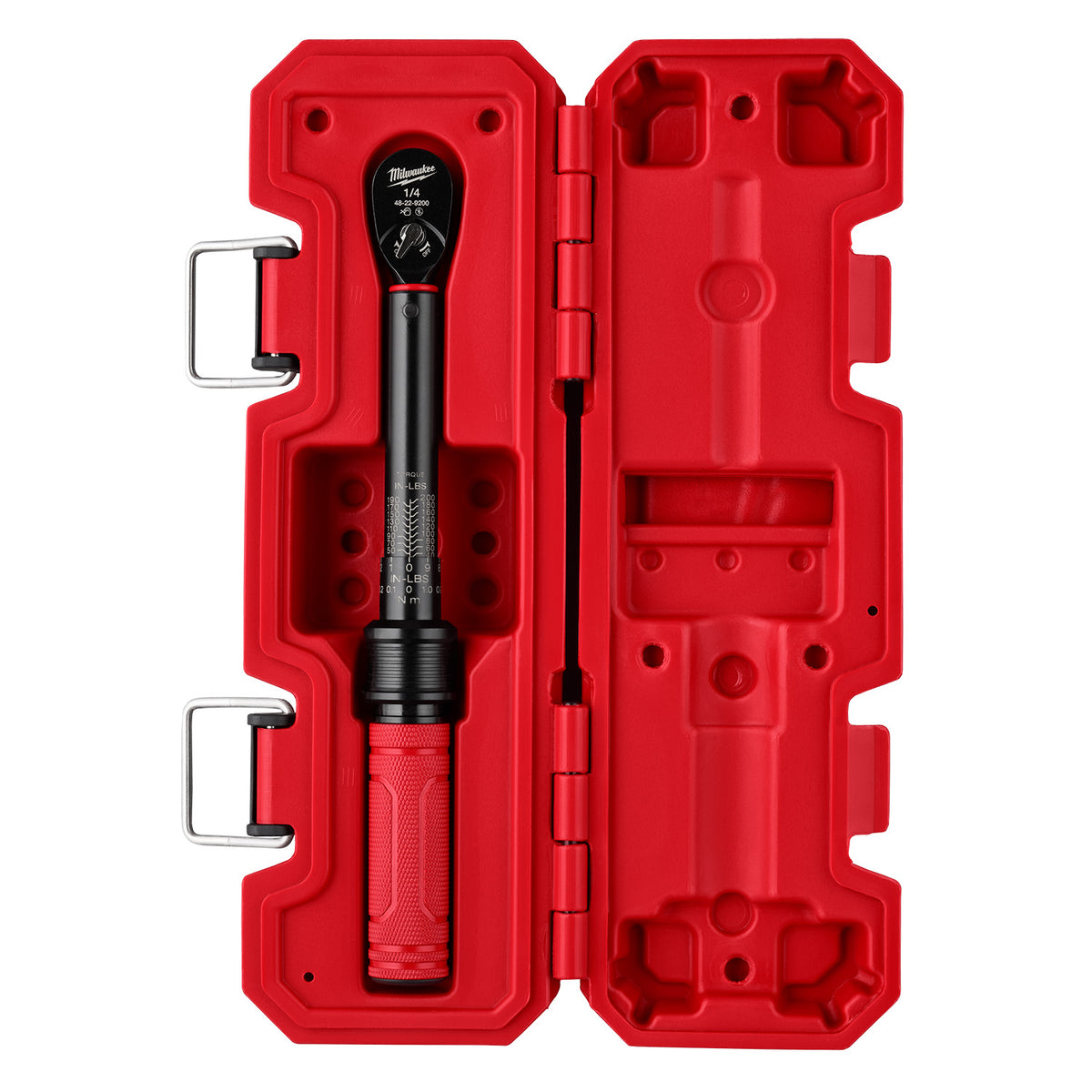 Milwaukee 48-22-9200 1/4-in. Drive Click Torque Wrench, 40-200 in·lb