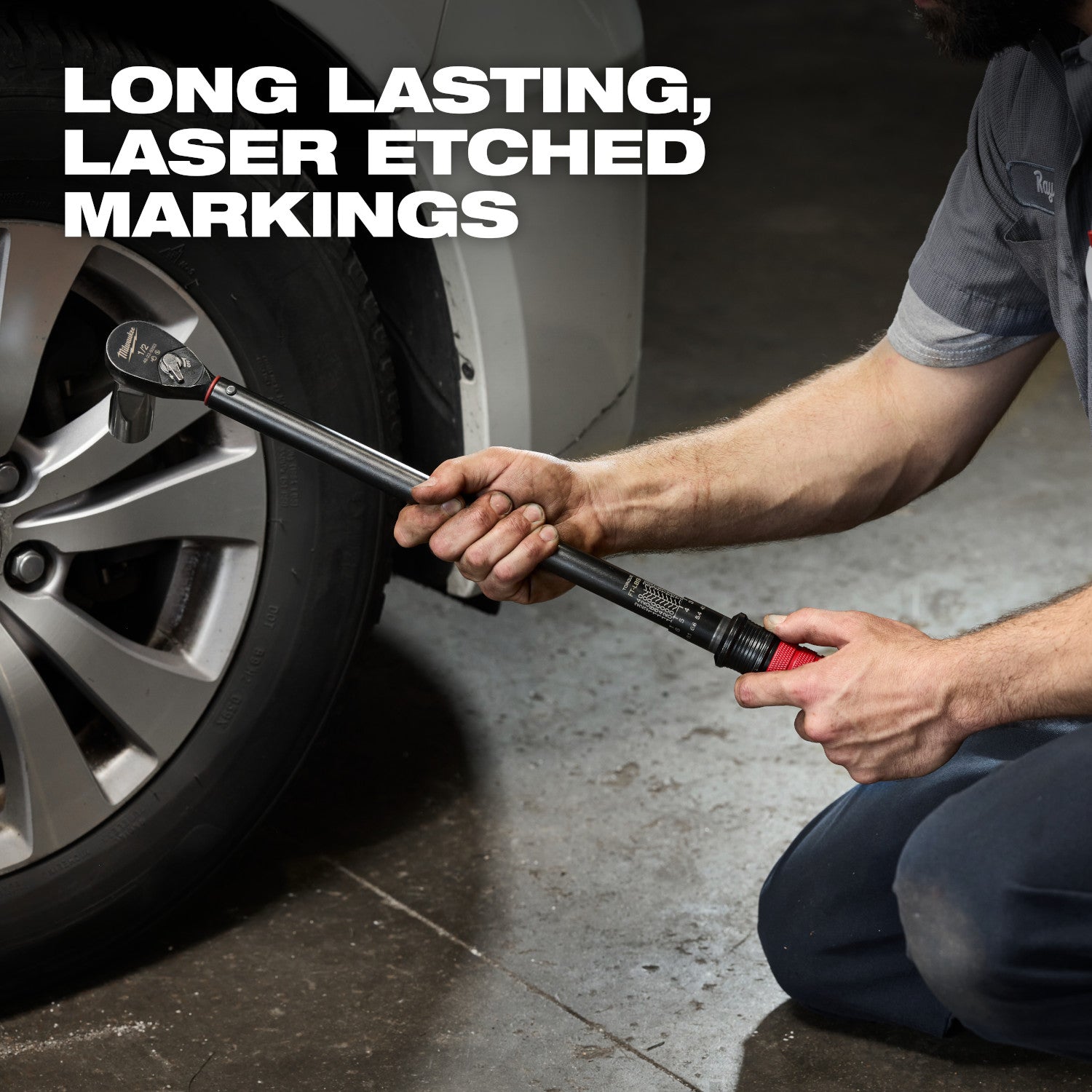 Milwaukee 48-22-9203 1/2-in. Drive Click Torque Wrench, 50-250 ft