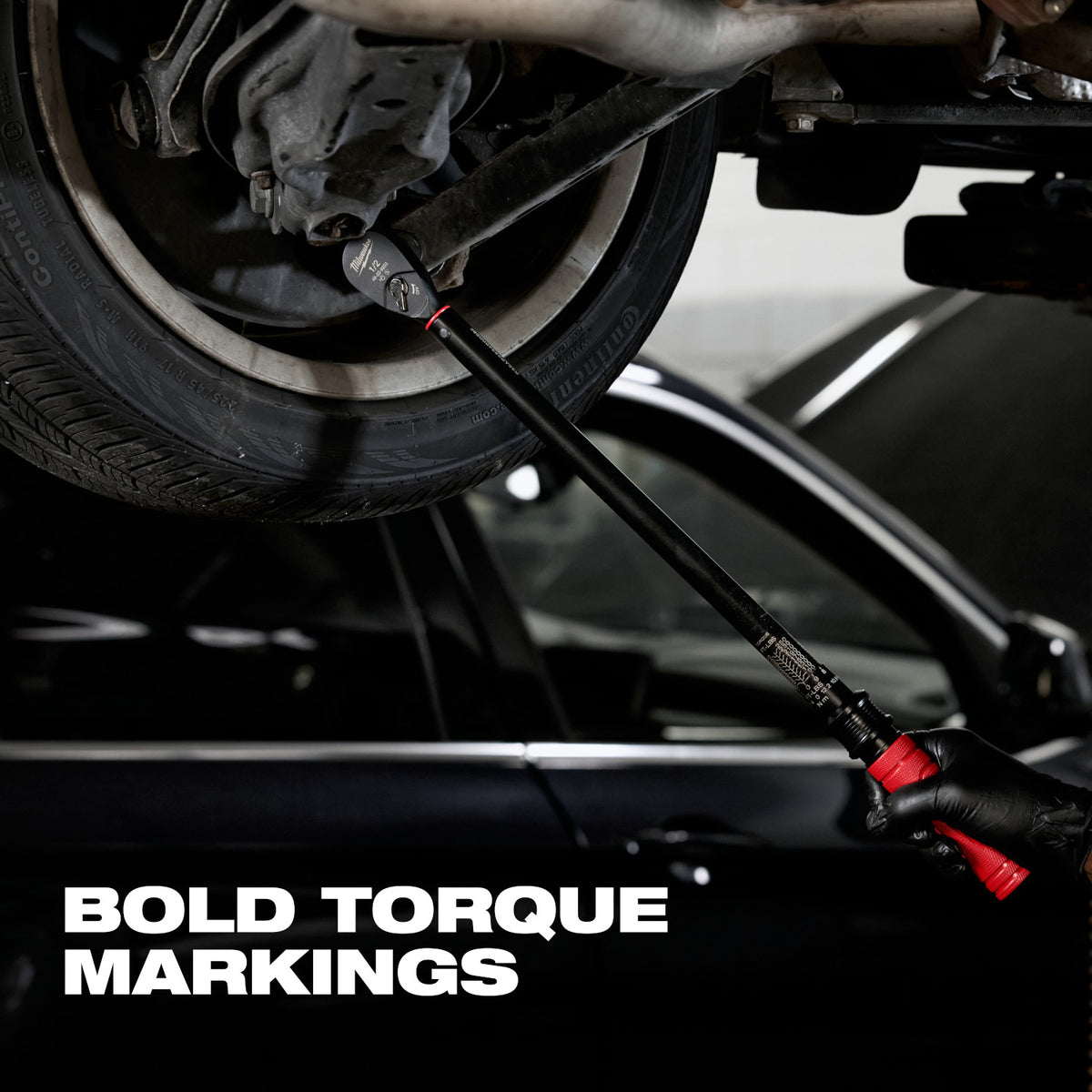 Milwaukee 48-22-9203 1/2-in. Drive Click Torque Wrench, 50-250 ft·lb