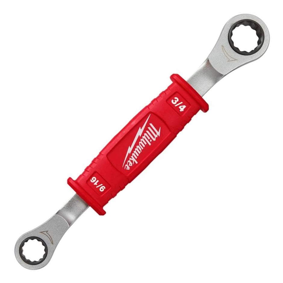 Milwaukee 48-22-9211 Linemanâ€™s 2-in-1 Insulated Ratcheting Box Wrench (PROMO)