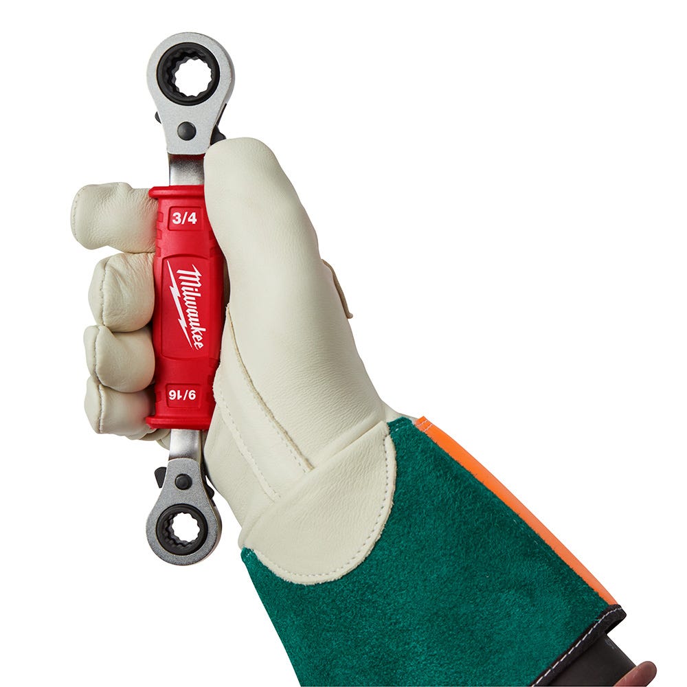 Milwaukee 48-22-9212 Lineman’s 4-in-1 Insulated Ratcheting Box Wrench