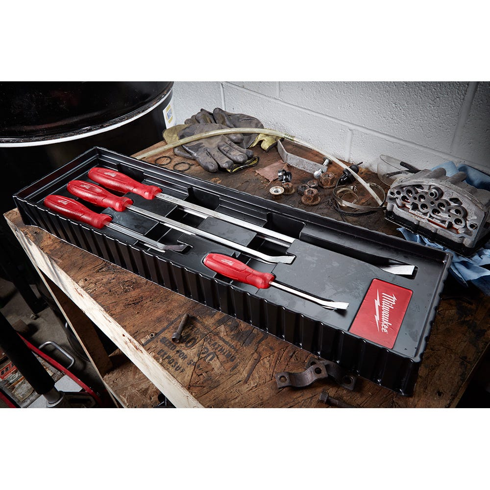 Milwaukee 4pc Pry Bar Set