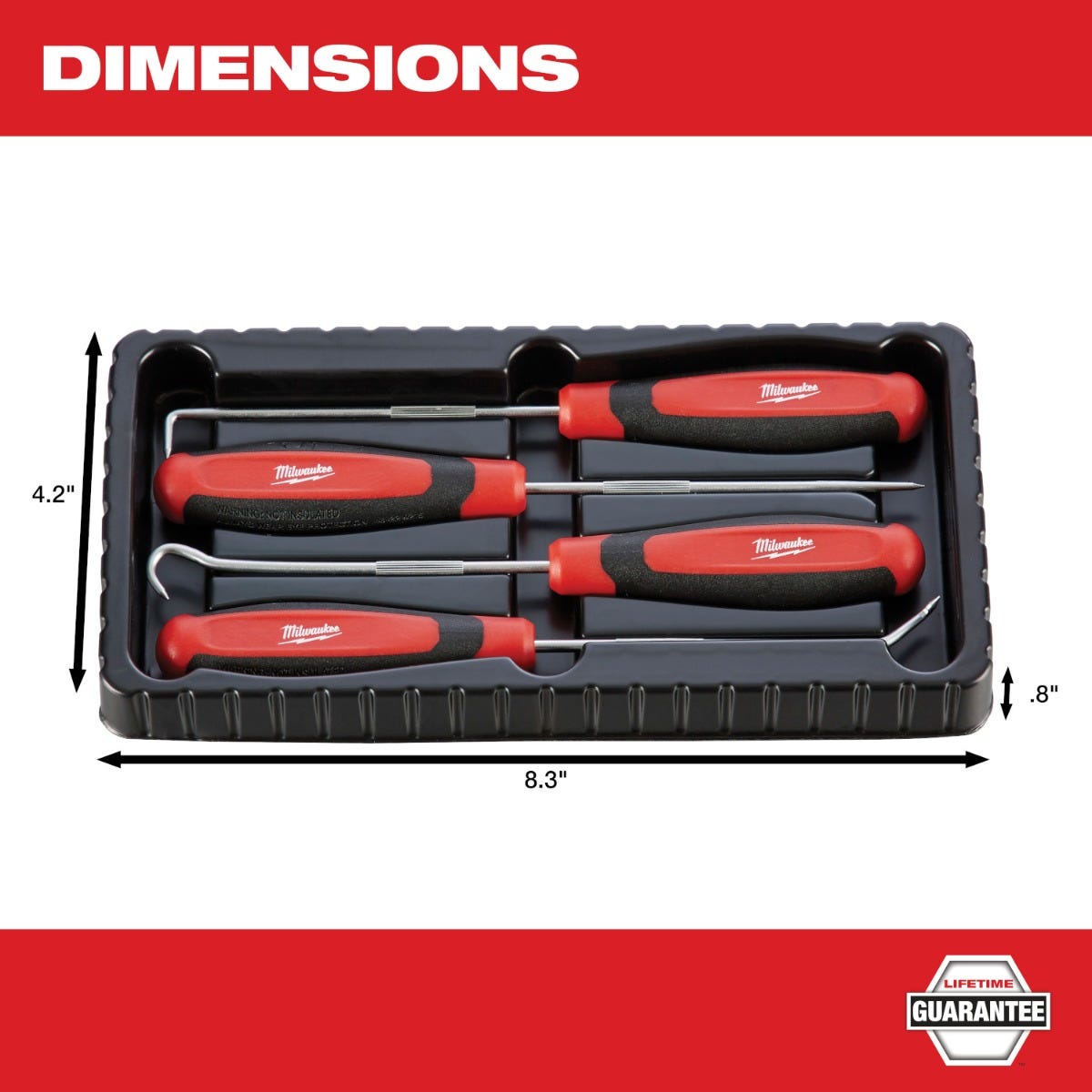 Milwaukee 4 Piece Hook and Pick Set