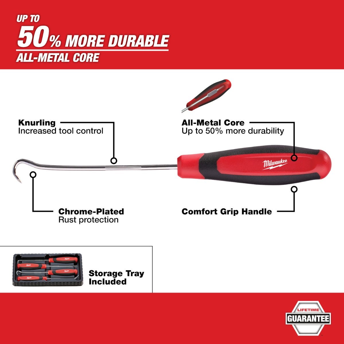 Milwaukee 4 Piece Hook and Pick Set