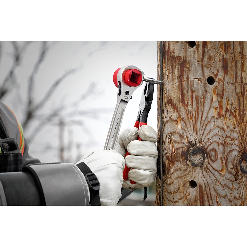 Milwaukee 48-22-9216 Lineman’s 5-in-1 Ratcheting Wrench