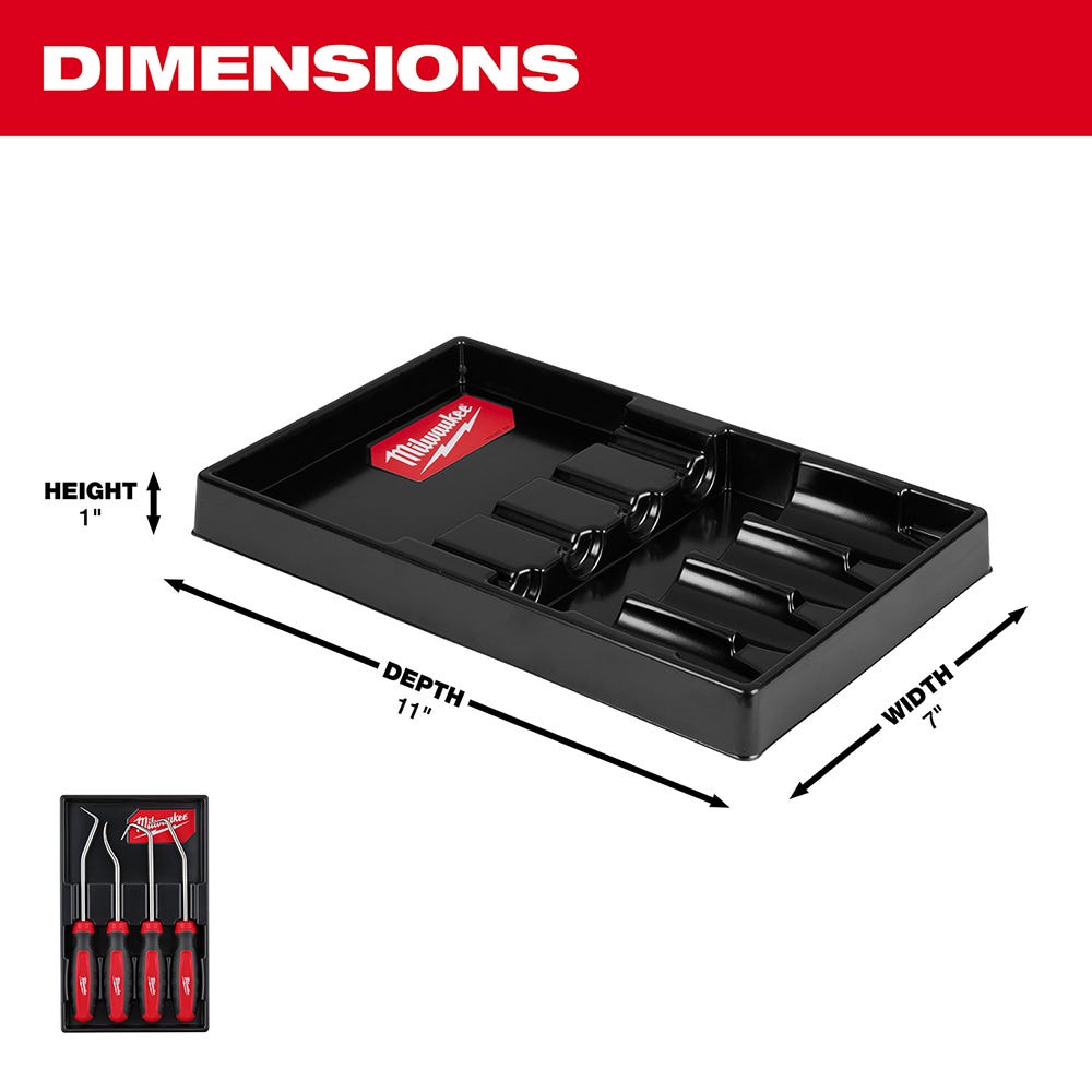 Milwaukee 48-22-9217 4pc Hose Pick Set