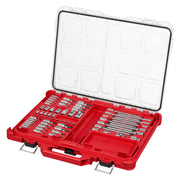 Milwaukee 48-22-9281 67-Piece TORX Bit Socket Set shown closed with the full bit socket set inside