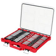 Milwaukee 48-22-9285 PACKOUT Metric / SAE 3/8-in. Ratchet & Socket 98-Piece Low-Profile Organizer Set