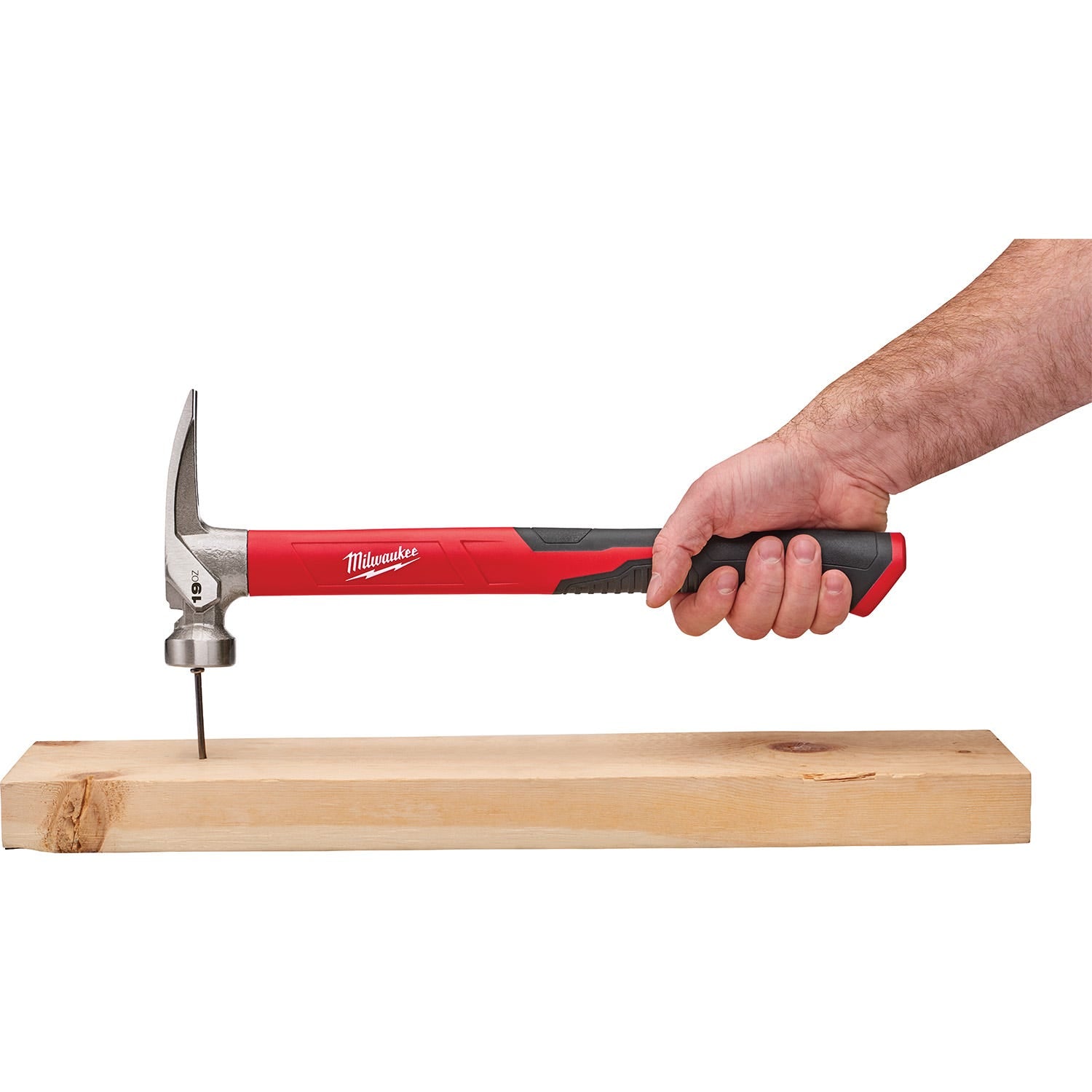 Milwaukee 48-22-9316 19 oz. Smooth Face Poly/Fiberglass Hammer