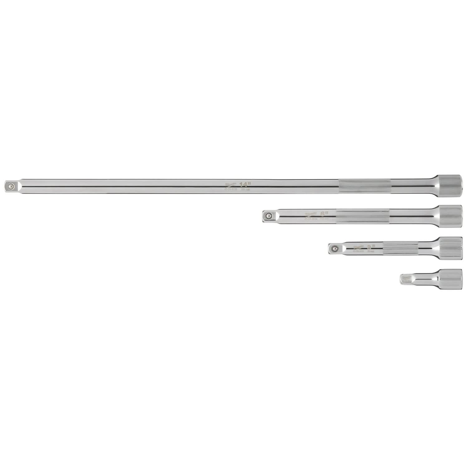 Milwaukee 48-22-9340 4pc 1/4" Drive Extension Set