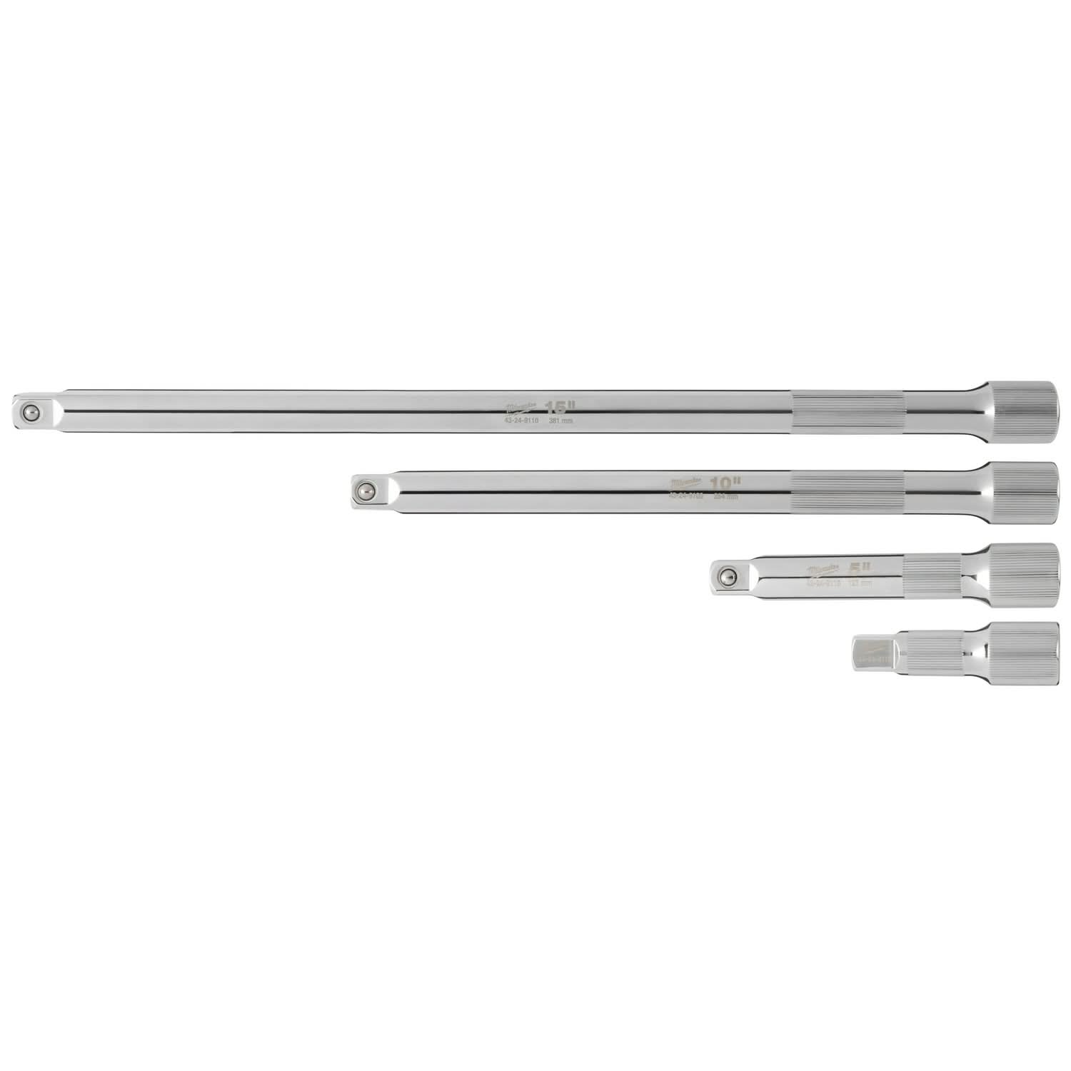 Milwaukee 48-22-9342 4pc 1/2" Drive Extension Set