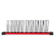 Milwaukee 48-22-9405 3/8-inch Drive 10-Piece Deep Well Socket Set - SAE