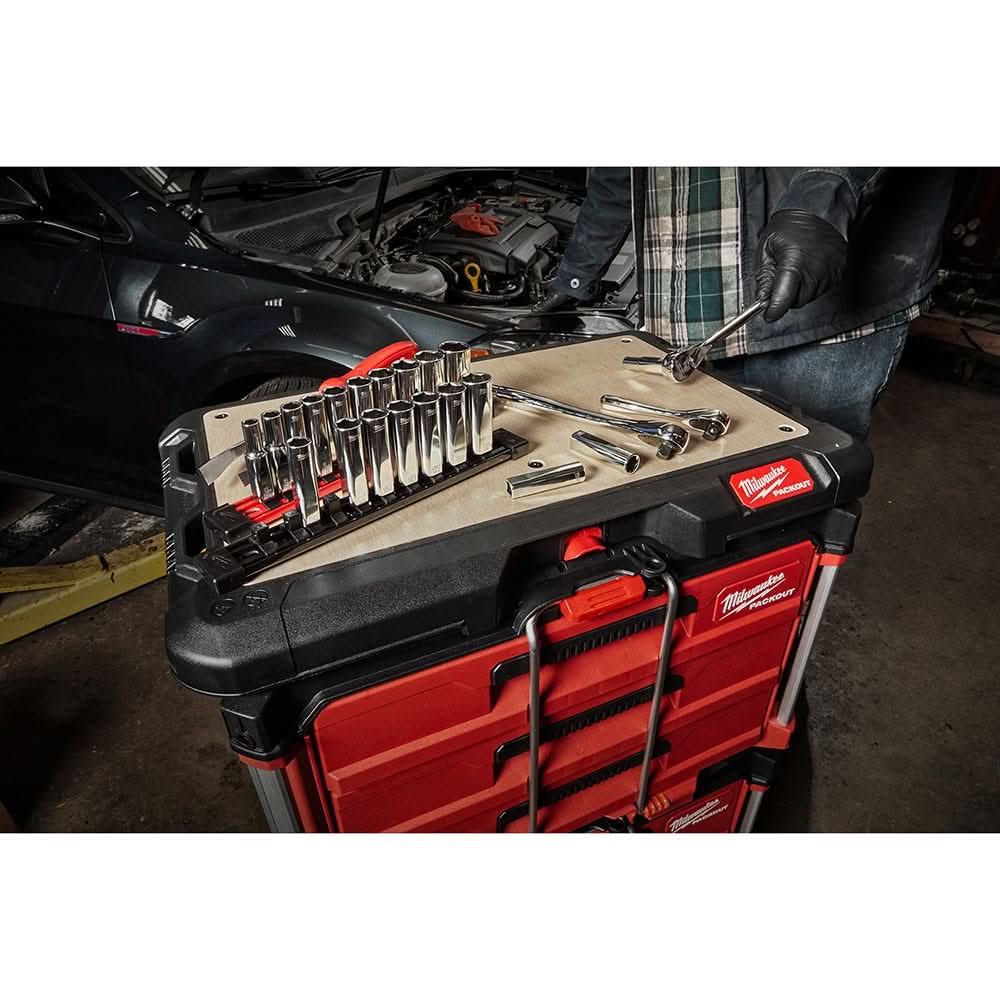 Milwaukee 48-22-9405 3/8-inch Drive 10-Piece Deep Well Socket Set - SAE