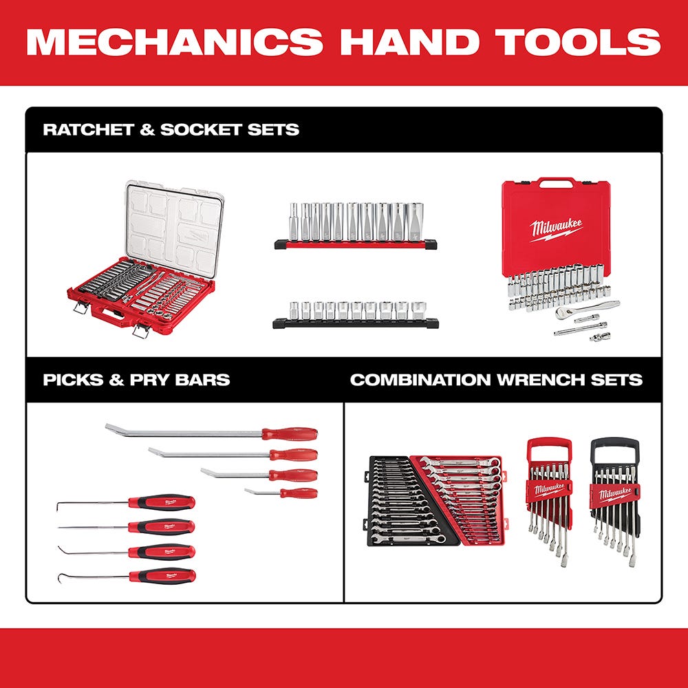 Milwaukee 48-22-9415 15-Piece  Combination Wrench Set - SAE