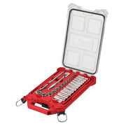 Milwaukee 48-22-9481 3/8” 28-Piece SAE Ratchet and Socket PACKOUT Set
