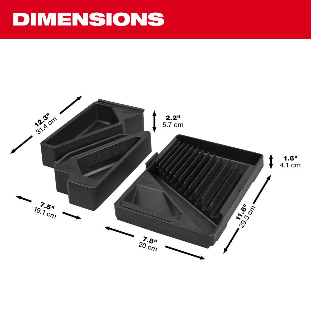 Milwaukee 48-22-9483 15pc Metric Combination Wrench Set with PACKOUT Compact Organizer