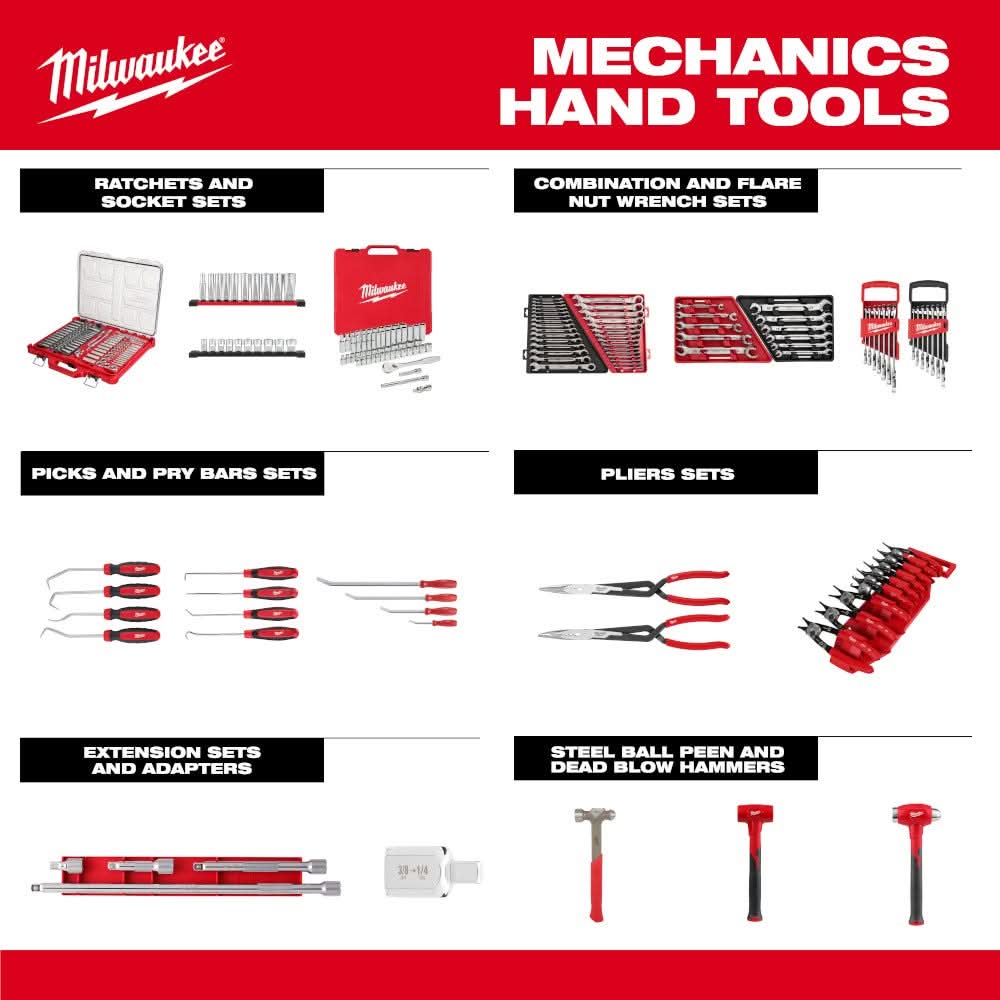 Milwaukee 48-22-9484 15pc SAE Combination Wrench Set with PACKOUT