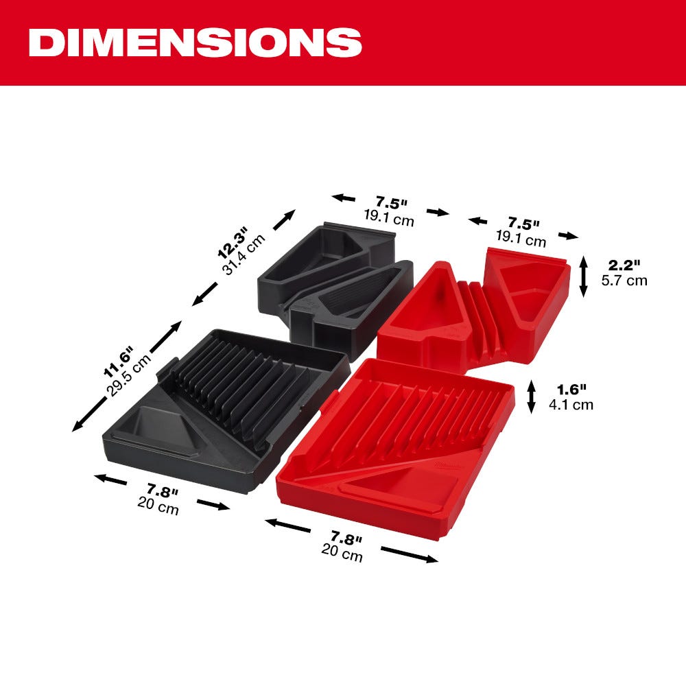 Milwaukee 48-22-9485 30pc Metric & SAE Combination Wrench Set with PACKOUT Organizer