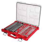 Milwaukee 48-22-9486 106-Piece 1/4" & 3/8” SAE/Metric Ratchet and Socket PACKOUT Set