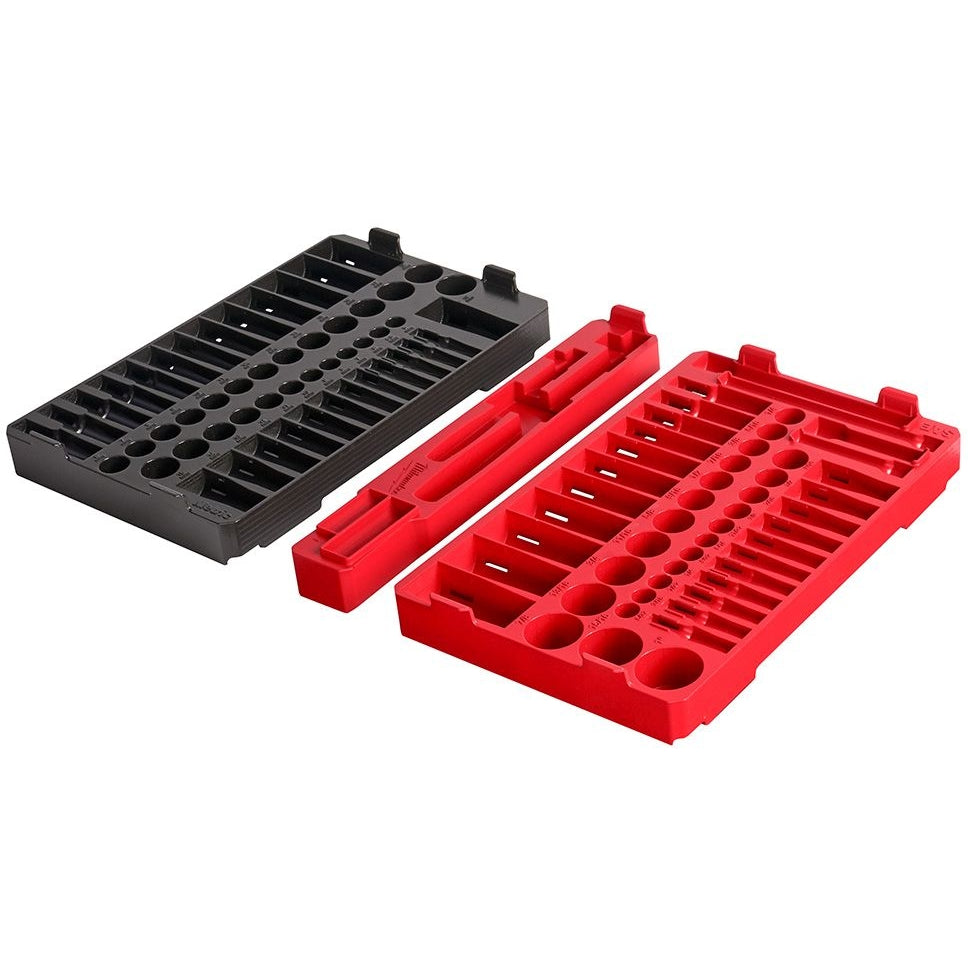 Milwaukee 48-22-9486T 106pc. 1/4-in. & 3/8-in. Drive Ratchet and Socket Trays, SAE & Metric
