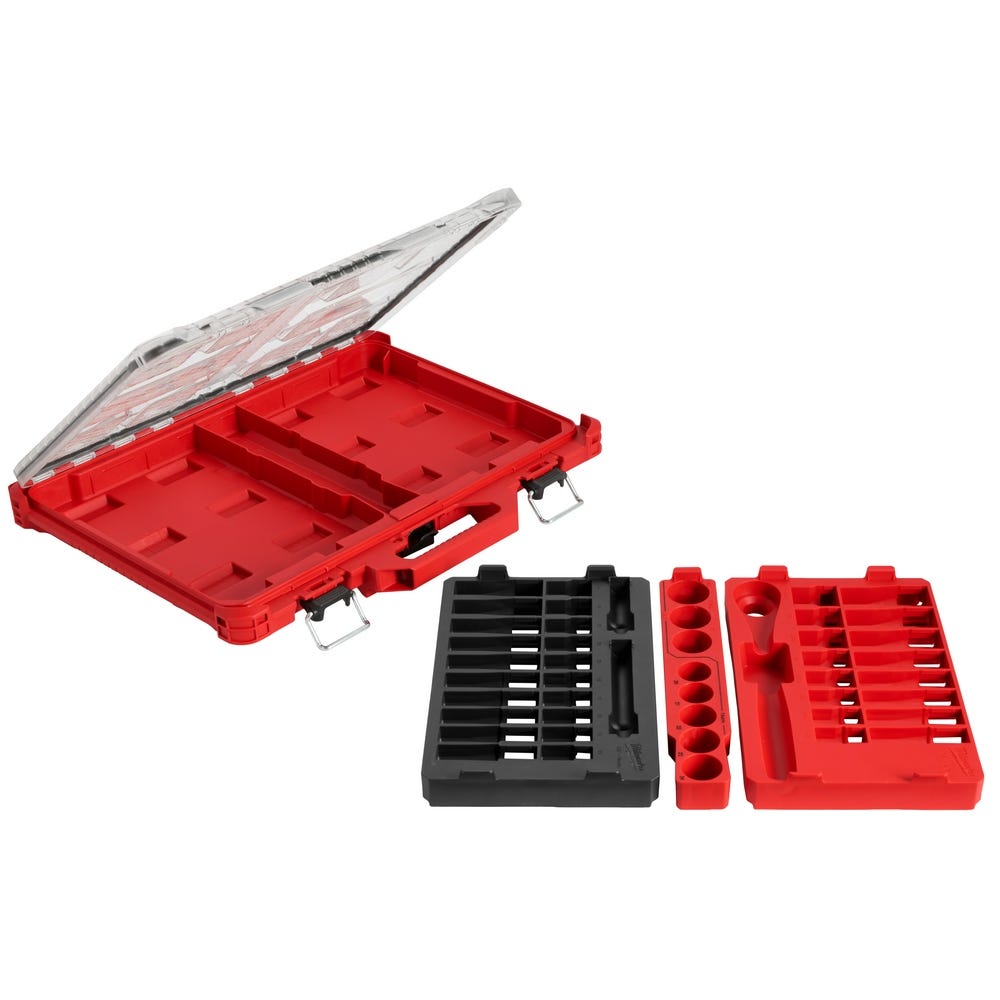 Milwaukee 48-22-9487 47pc 1/2" Drive Ratchet & Socket Set with PACKOUT Organizer