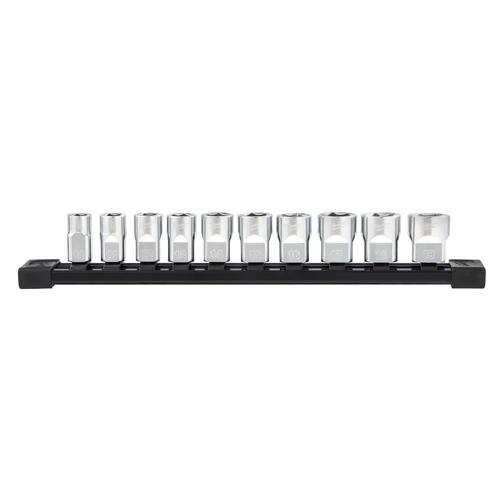 Milwaukee 48-22-9503 3/8-inch Drive 10-Piece Socket Set - Metric