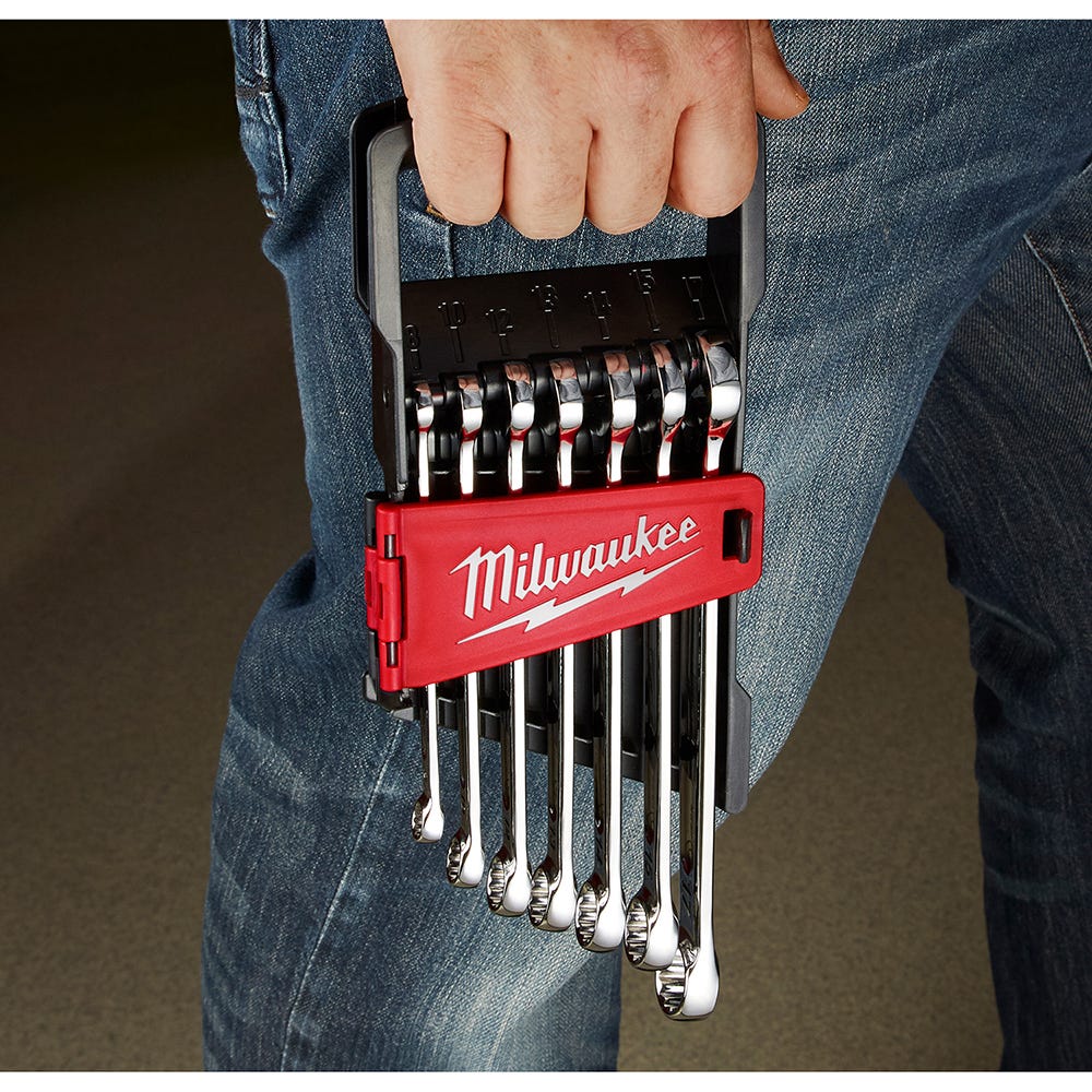 Milwaukee 48-22-9507 7-Piece Combination Wrench Set, Metric