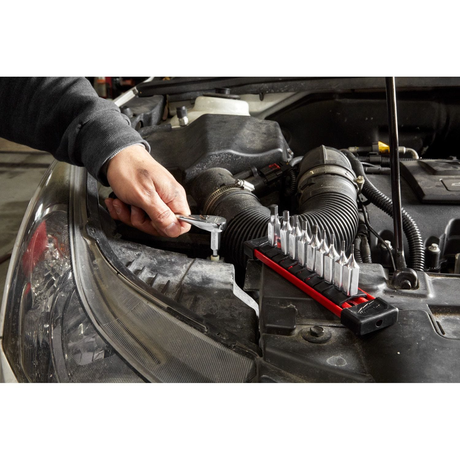 Milwaukee 48-22-9541 6pc 1/4" Drive Hex Bit Socket Set - Metric