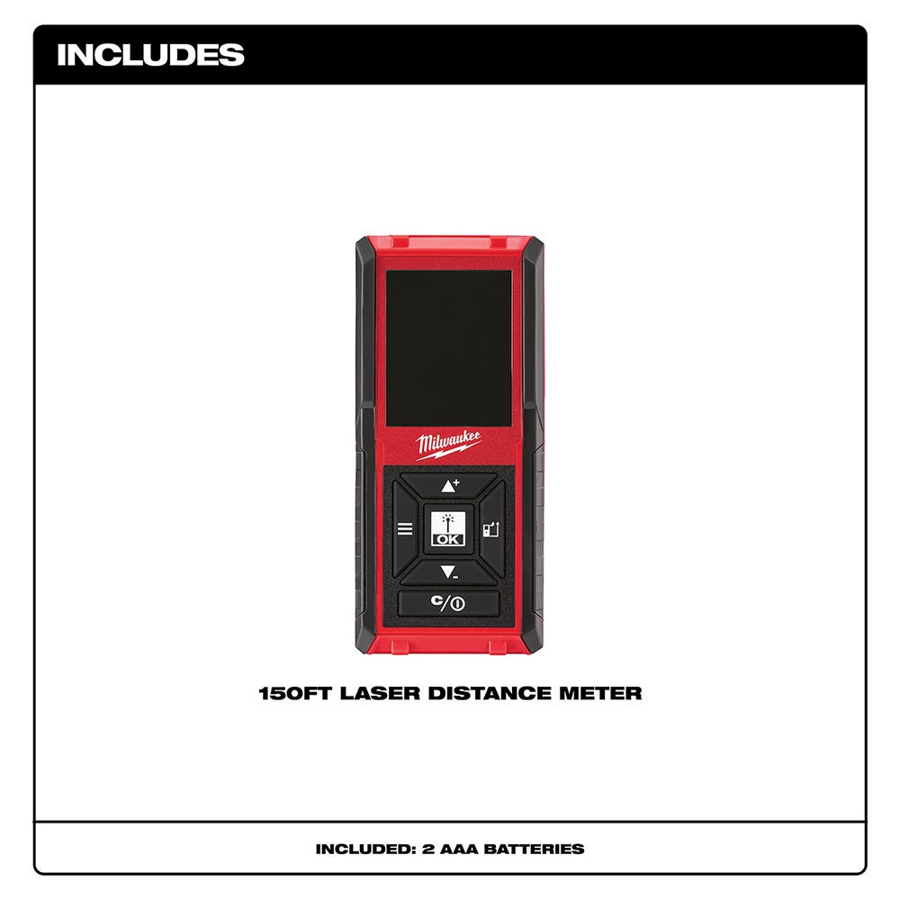 Milwaukee 48-22-9802 150' Laser Distance Meter