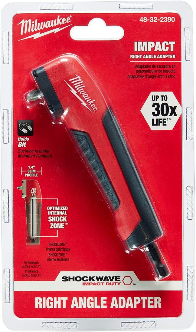 Milwaukee 48-32-2390 Shockwave Right Angle Adapter