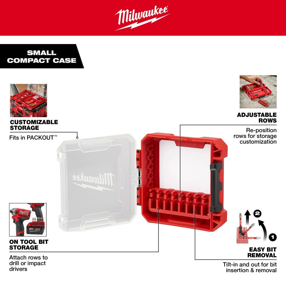 Milwaukee 48-32-4035 SHOCKWAVE 13-Piece Impact Duty Bit Set