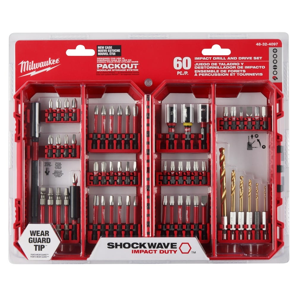 Milwaukee 48-32-4097 SHOCKWAVE Impact Duty Drill and Drive Set