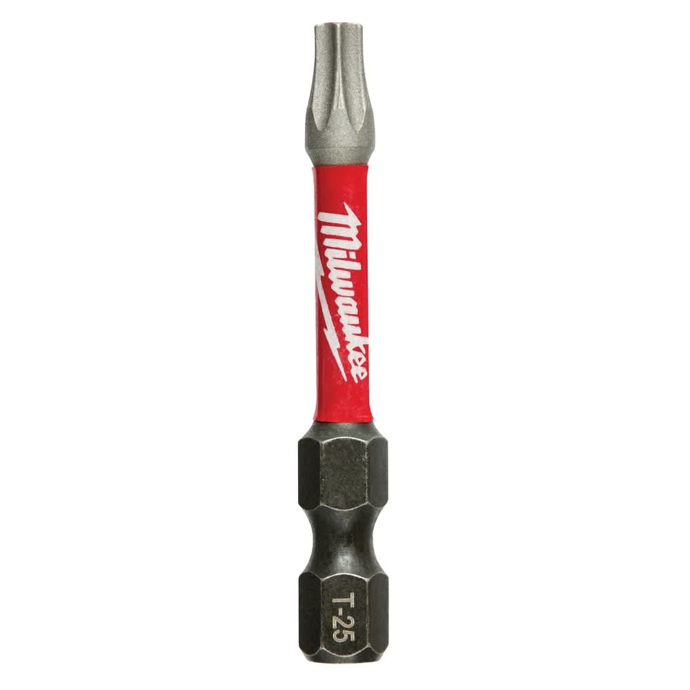 Milwaukee 48-32-4185 SHOCKWAVE 2" Impact Torx T25 Power Bits, 25-Pack