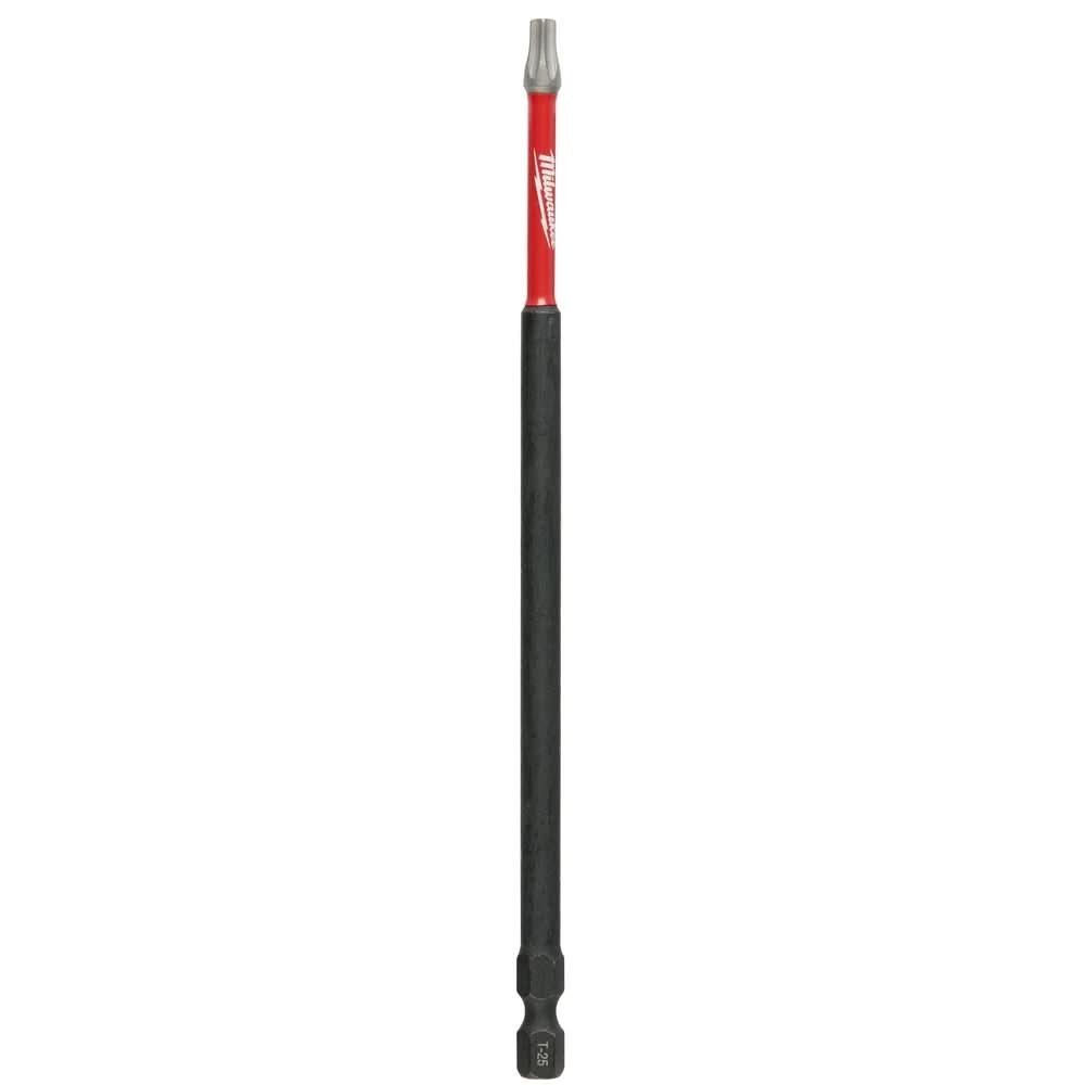 Milwaukee 48-32-4246 SHOCKWAVE 6" Impact Torx T25 Power Bits, 10-Pack