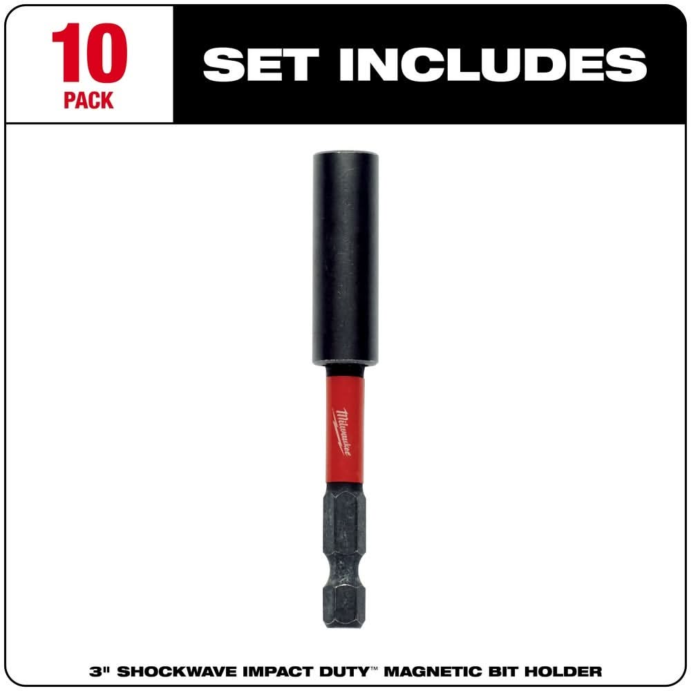 Milwaukee 48-32-4305 SHOCKWAVE 3" Magnetic Bit Tip Holder