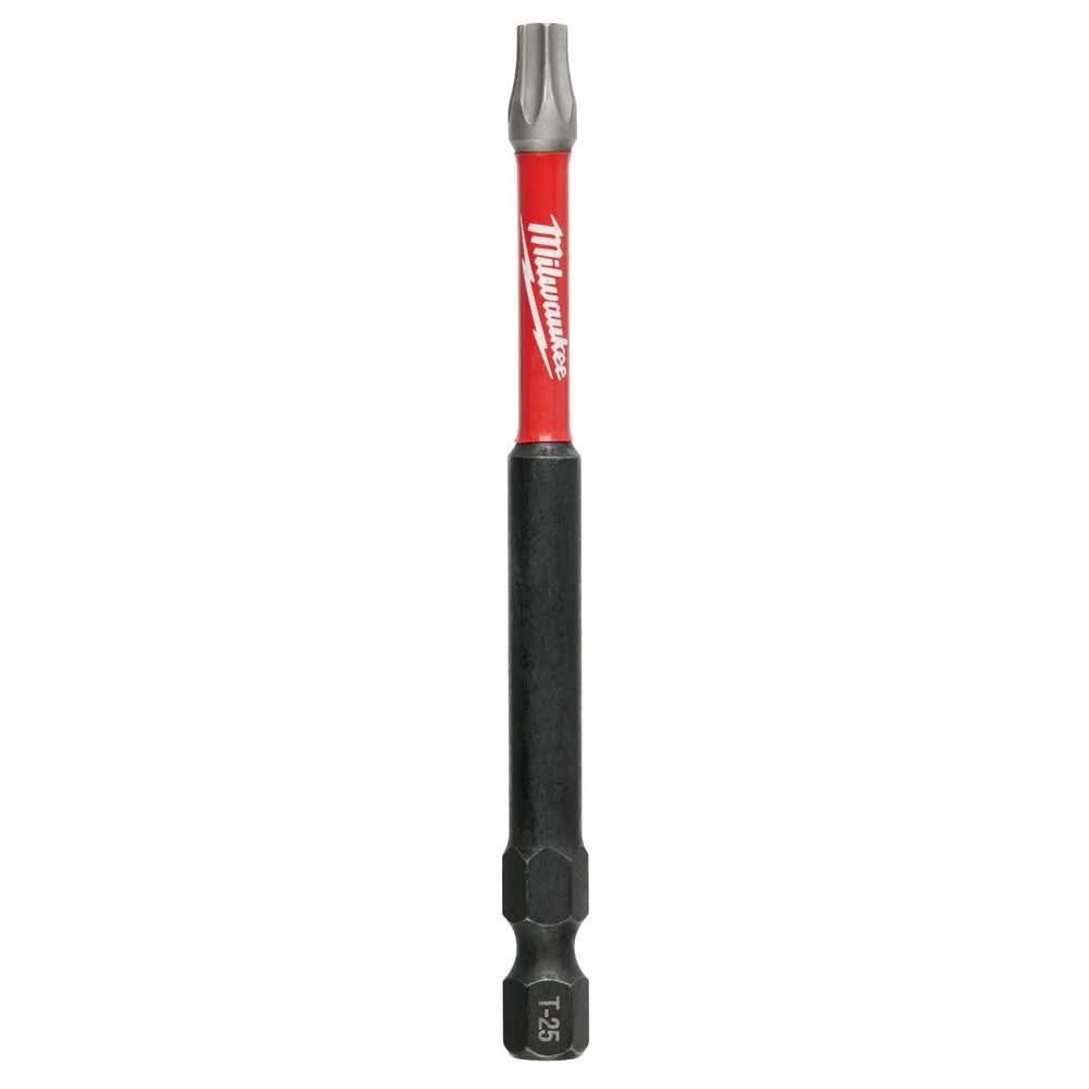 Milwaukee 48-32-4396 SHOCKWAVE 6" Impact Torx T25 Power Bits, 15-Pack