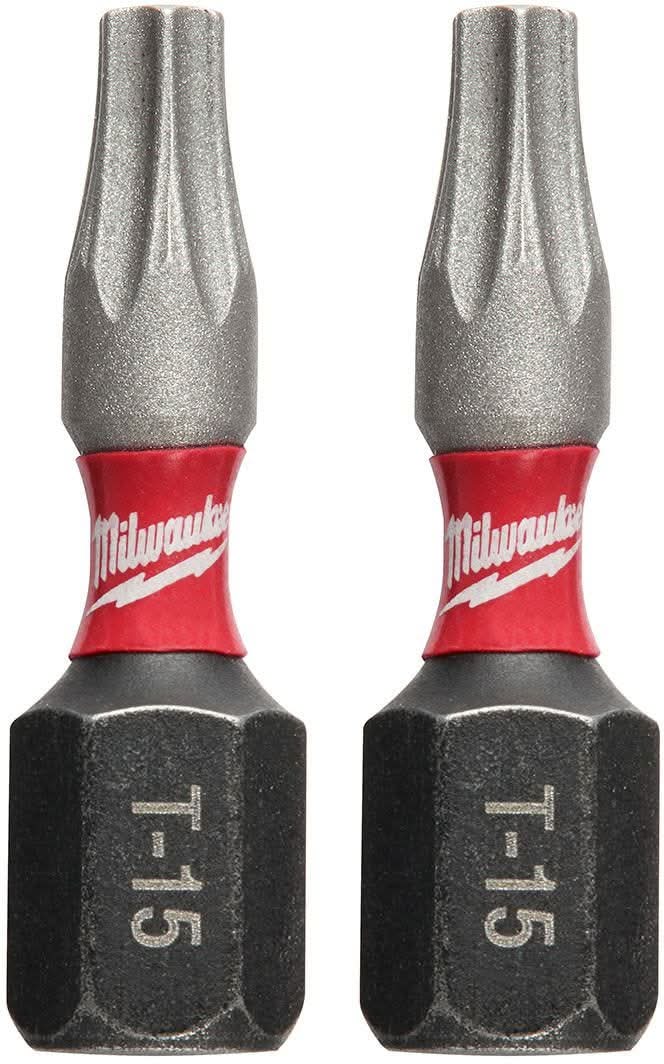 Milwaukee 48-32-4428 Shockwave 1-Inch T15 Impact Bit, 2-Pack