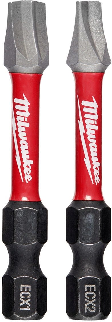 Milwaukee 48-32-4443 Shockwave 2-Inch 2-Piece  Ecx Combo Kit