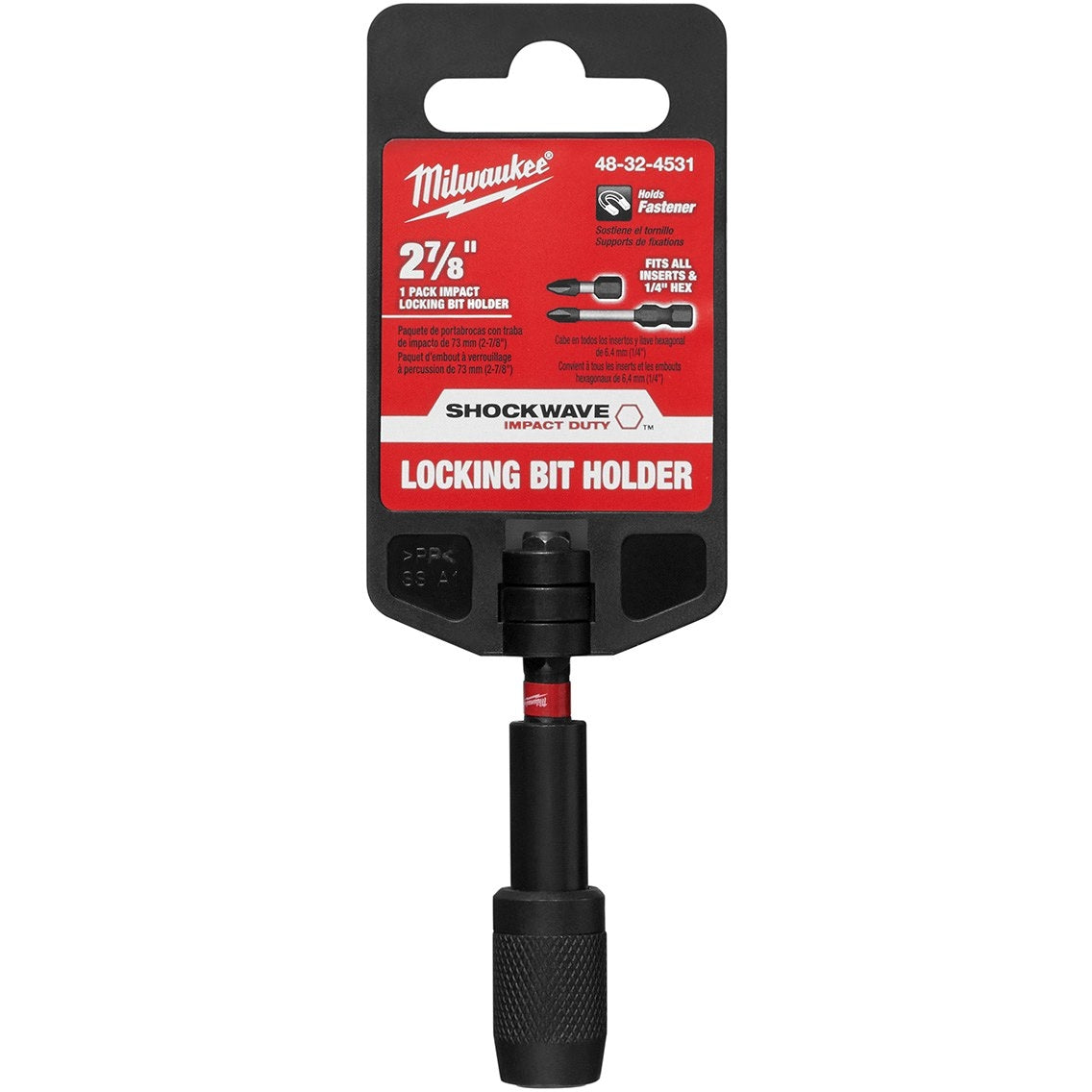 Milwaukee 48-32-4531 Shockwave 2.875-Inch Impact Locking Bit Holder