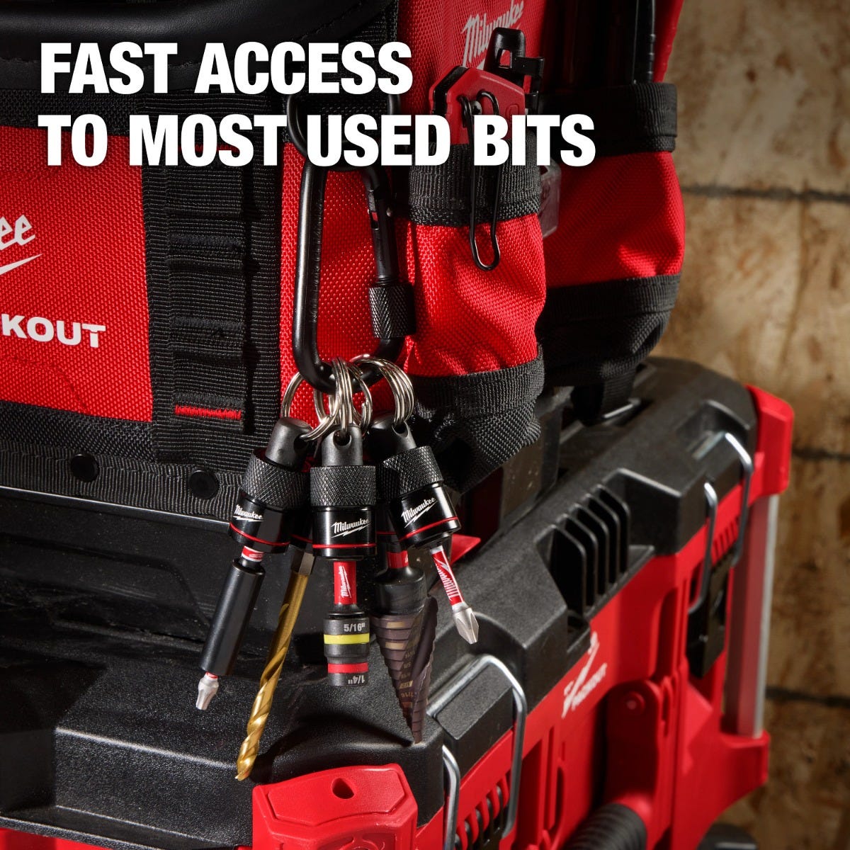 Milwaukee 48-32-4537 Carabiner 5-Piece Bit Holder