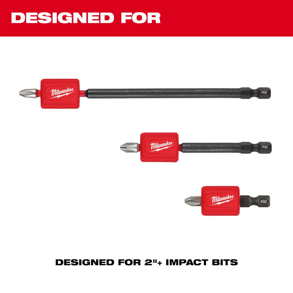 Milwaukee 48-32-4550 SHOCKWAVE Impact Duty Magnetic Attachment and PH2 Bit Set - 3PC