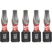Milwaukee 48-32-4614 Shockwave 1" Torx T20 , 5-Pack